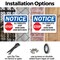 Signmission All Forklifts Stop Honk Horn, 10 in W x Rectangle, Plastic OS-2PACK-NS-P-710-L-10117 - alternate 4